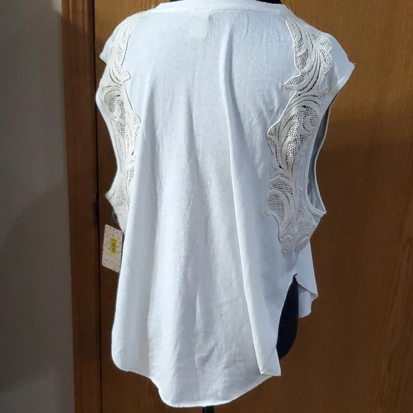 We the free. Free people lace sleeveless high low top new with tags white - Picture 5 of 7